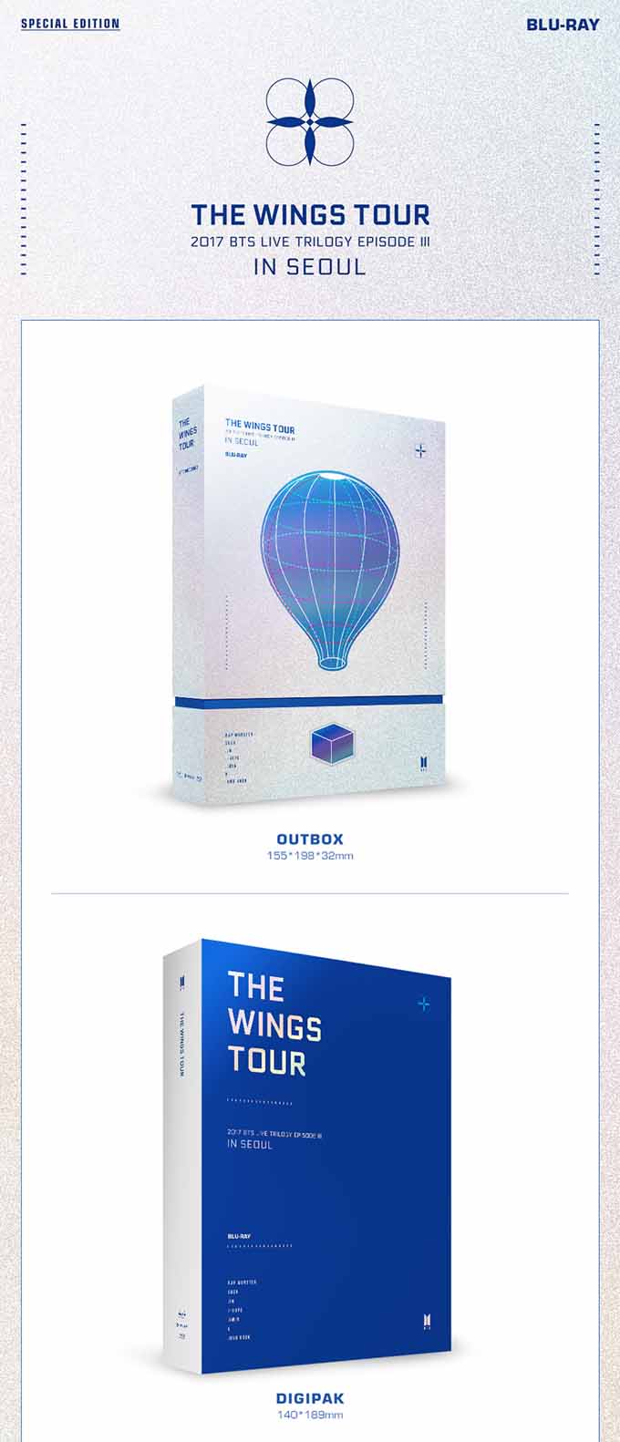 BTS THE WINGS TOUR 2017 in SEOUL Blu-rayTheWingsTour - www
