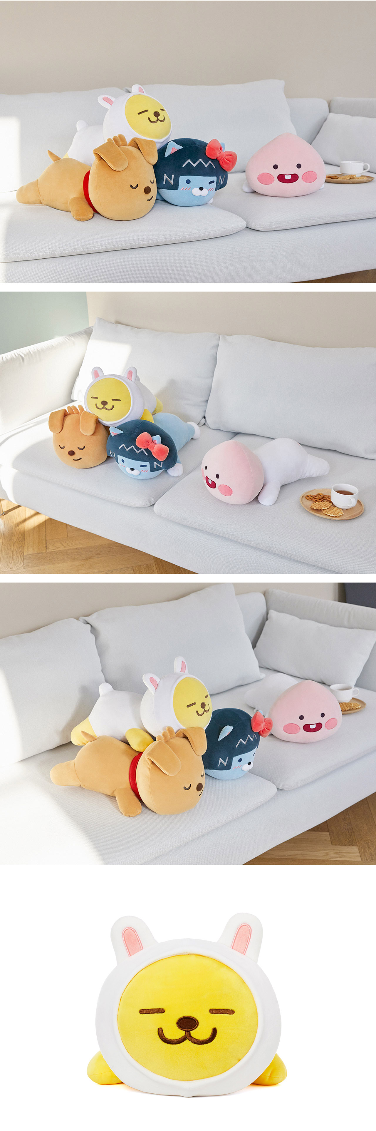 Little Friends Body Pillow Muzi KAKAO FRIENDS Official