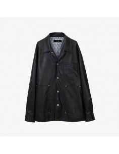 BTS x SYSTEM Collaboration - Artwork Patch Lenther Shirt