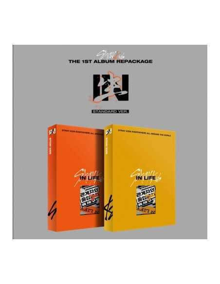 Stray Kids 1st Album Repackage - IN生 (Standard Ver / Random Cover) CD + Poster
