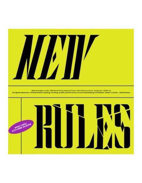 Weki Meki 4th Mini Album - NEW RULES (Take ver.) CD + Poster
