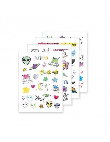 AKMU SUHYUN ALiEN Goods - TATOO STICKER SET