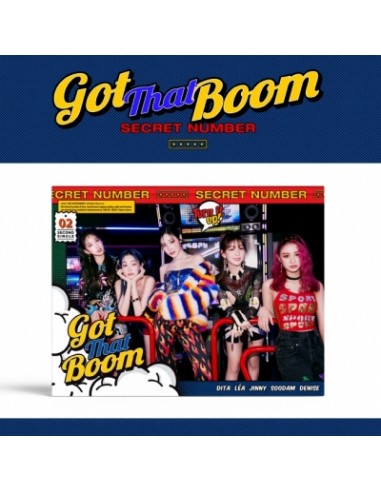 SECRET NUMBER 2nd Single Album - Got That Boom CD
