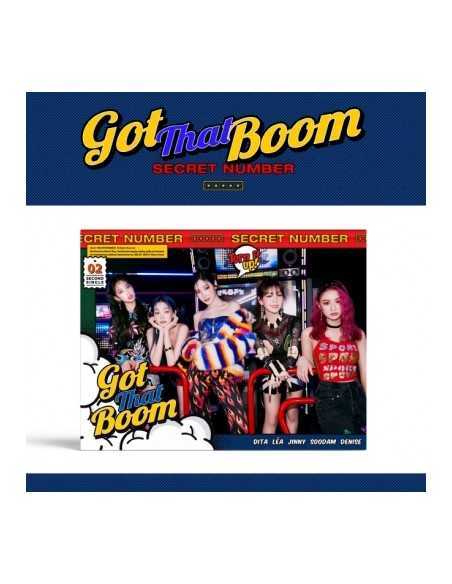 SECRET NUMBER 2nd Single Album - Got That Boom CD