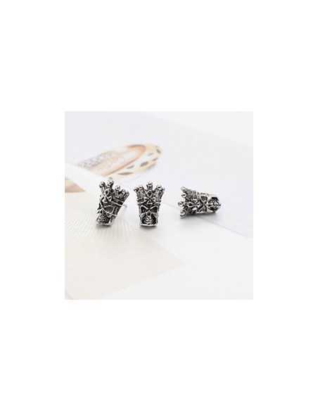 [BE78] BEAST Kikwang Style Skull Mummy Earrings & Piercing