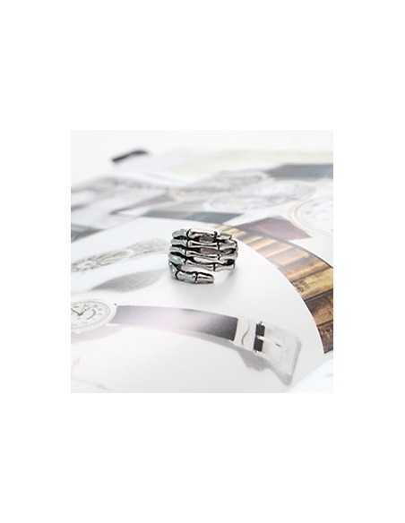 [BE55] BEAST Yoseop Style Skull Finger Bone Ring