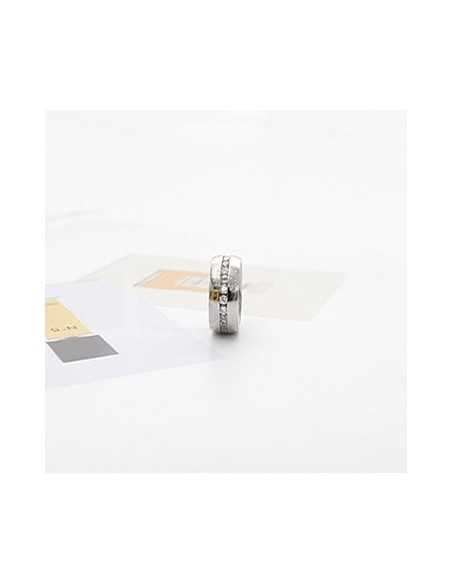 [IN46] INFINITE Simple Silver Cubic band Ring