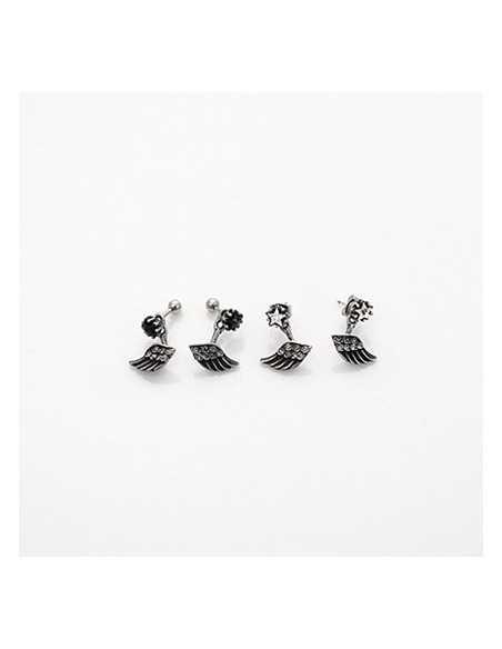[IN62] INFINITE Vintage Star Wing Piercing & Earring