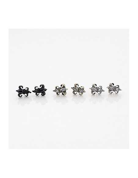 [IN81] INFINITE Antique Cubic Shield Earring