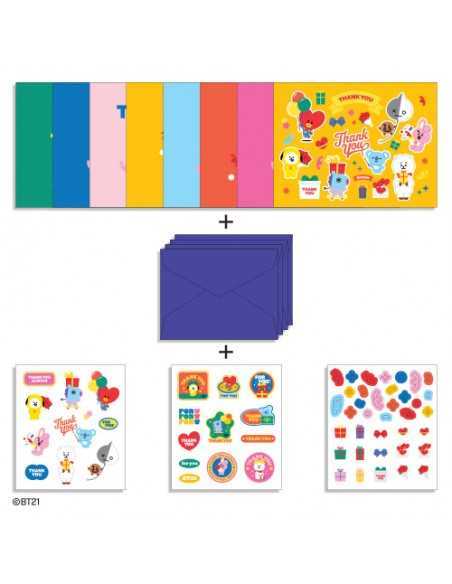 [BT21] BT21 X Monopoly Collaboration - Postcard Set [Thank You]