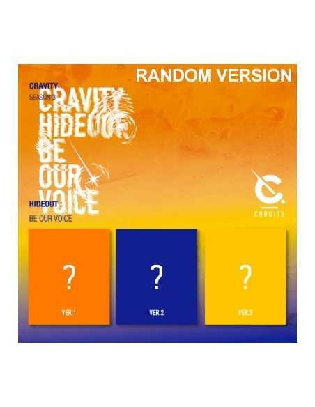 CRAVITY SEASON3 - HIDEOUT: BE OUR VOICE (Random ver.) CD + Poster