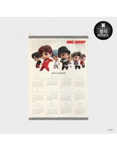 BTS x TinyTAN Goods - MIC Drop 2021 Wall Calendar