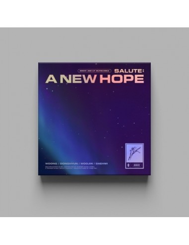 AB6IX 3rd EP Repackage Album - SALUTE : A NEW HOPE (Hope Ver.) CD + Poster