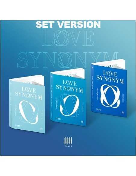 [SET] WONHO 1st Mini Album Part2 - LOVE SYNONYM 2. Right for Us (Set Ver.) 3CD