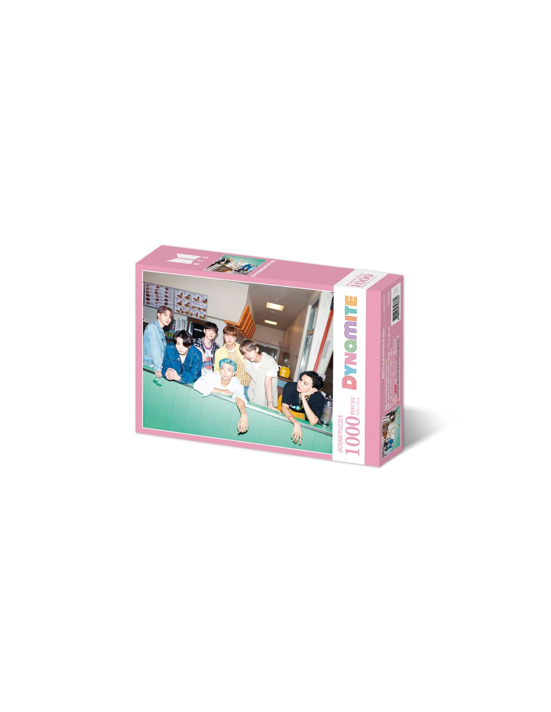 BTS Dynamite Goods - Jigsaw Puzzle 1000 Piece PINK