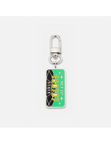 NCT 127 NUMBER PLATE KEYRING