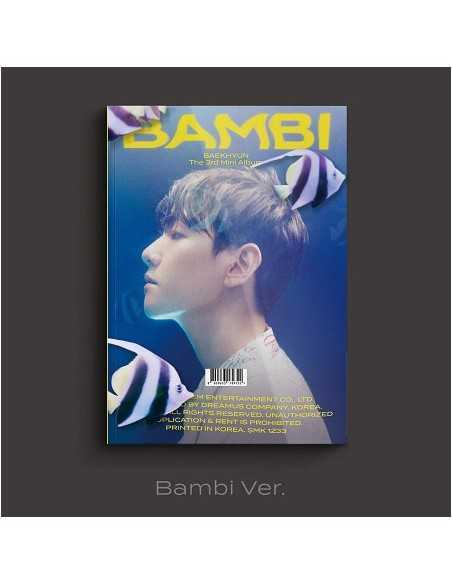 BAEKHYUN 3rd Mini Album - BAMBI Photobook Ver. (Bambi Ver.) CD + Poster