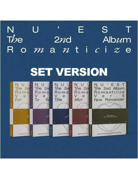 [SET] NUEST NU'EST 2nd Album  - Romanticize (SET Ver.) 5CD + 5Poster
