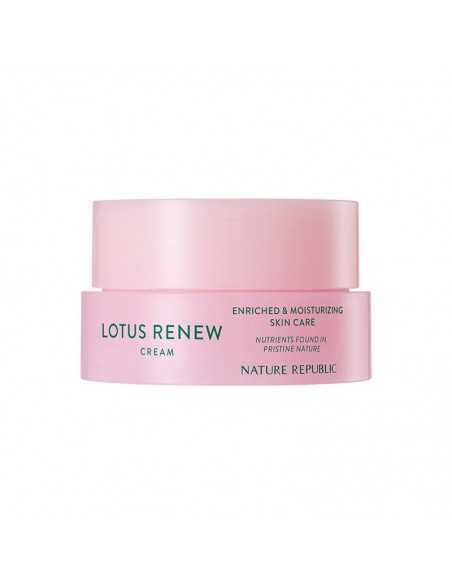 [ Nature Republic ] Lotus Renew Cream 55ml