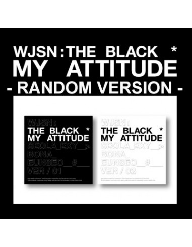 WJSN 1st Single Album - My attitude (Random Ver) CD + Poster