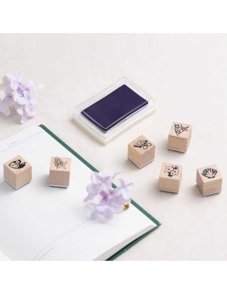 IU LILAC Goods - Wood Stamp Set