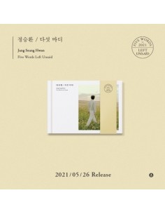 Jung Seung Hwan EP Album - Five Words Left Unsaid (다섯마디) CD
