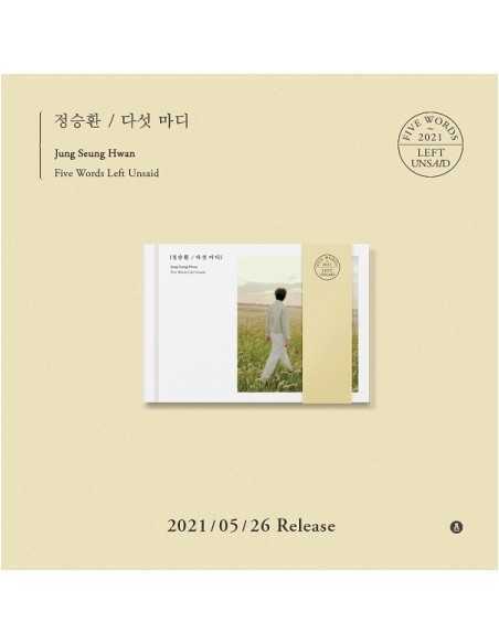 Jung Seung Hwan EP Album - Five Words Left Unsaid (다섯마디) CD