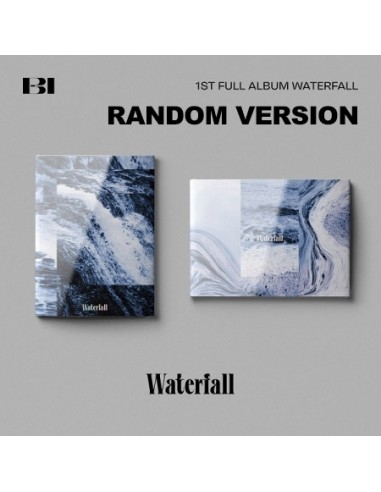 B.I 1st Full Album - WATERFALL (Random Ver.) CD + Poster
