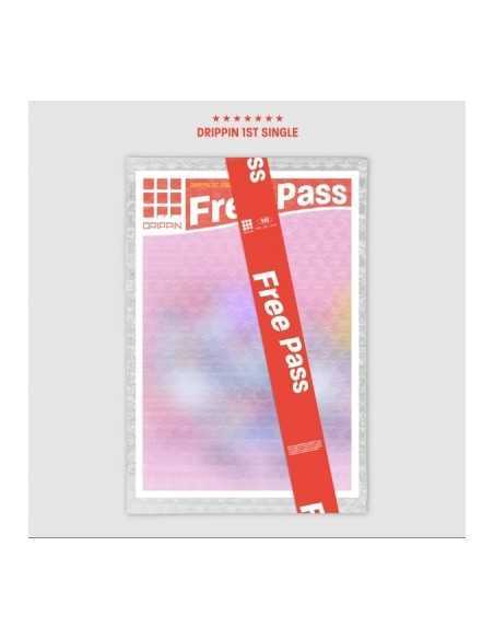 DRIPPIN 1st Single Album - Free Pass (B ver.) CD + Poster