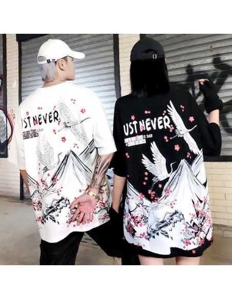 [S516] Durumi Back Printing T-Shirt