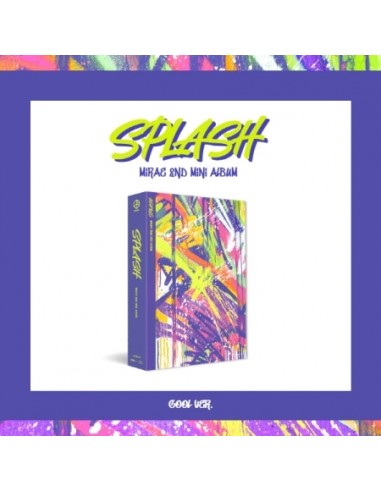MIRAE 2nd Mini Album - Splash (Cool Ver.) CD + Poster