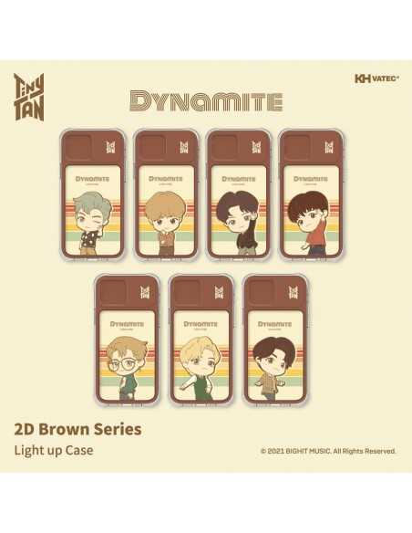 BTS x TinyTAN Goods - Dynamite 2D Brown Series Light Up Case