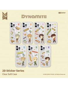 BTS x TinyTAN Goods - Dynamite 2D Sticker Series Clear...