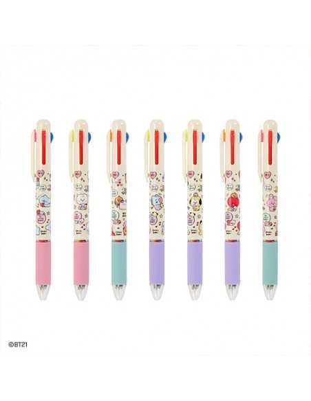 [BT21] BT21 X Monopoly Collaboration - 4 Color Ball Pen Little Buddy