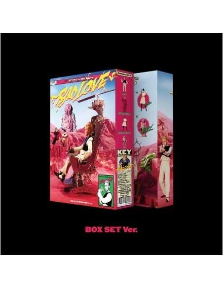 KEY 1st Mini Album - BAD LOVE (BOX SET Ver. / PhotoBook B Ver.) CD + Poster