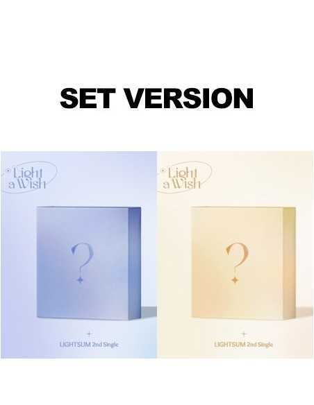 [SET] LIGHTSUM 2nd Single Album - Light a Wish (SET Ver.) 2CD + 2Poster