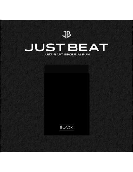 JUST B 1st Single Album - JUST BEAT (BLACK VER.) CD + Poster