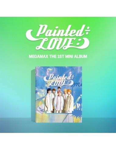 MEGAMAX 1st Mini Album - Painted÷LOVE: (BLUE VER.) CD