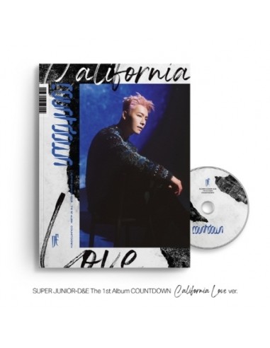 SUPER JUNIOR D & E 1st Album - COUNTDOWN (California Love Ver.) CD + Poster