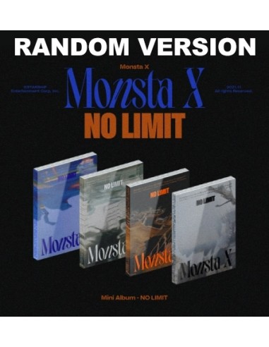 MONSTA X 10th Mini Album - NO LIMIT (Random Ver.) CD