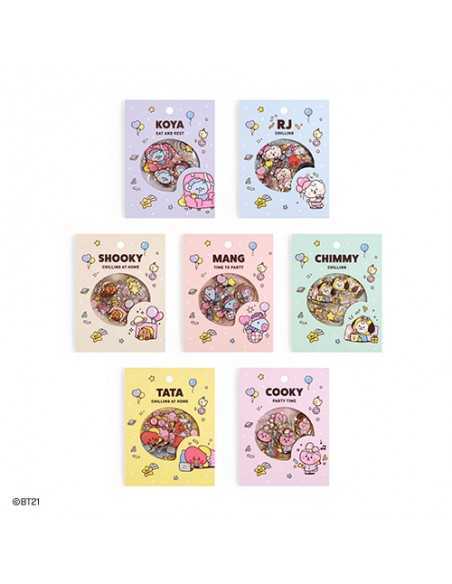 [BT21] BT21 X Monopoly Collaboration - Flake Sticker Pack [Party]