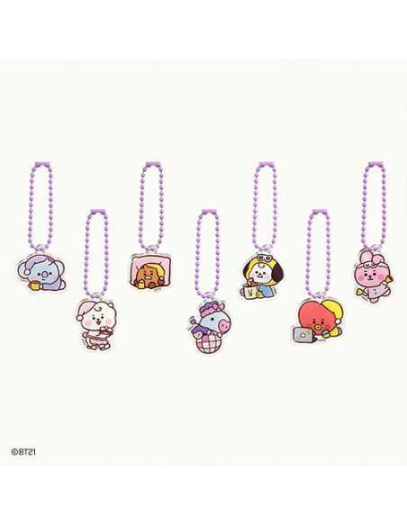 [BT21] BT21 X Monopoly Collaboration - Acrylic Simple Keyring [Party]
