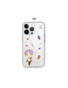 [JIN] BTS x TinyTAN Purple Holiday Goods - Clear Soft Case
