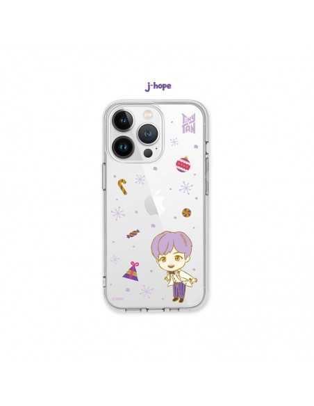 [J-HOPE] BTS x TinyTAN Purple Holiday Goods - Clear Soft Case