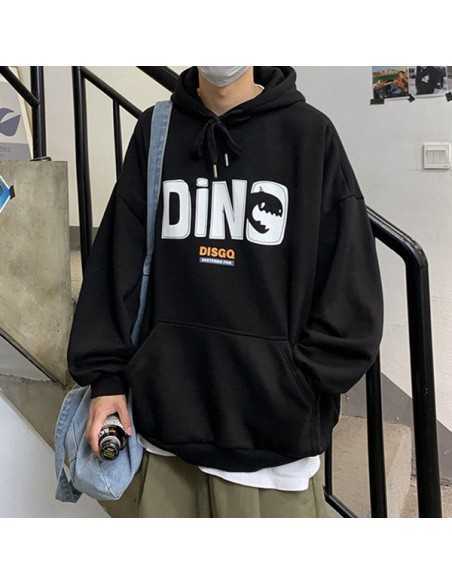 [H121] Disgo Printing Leathering Hoodie