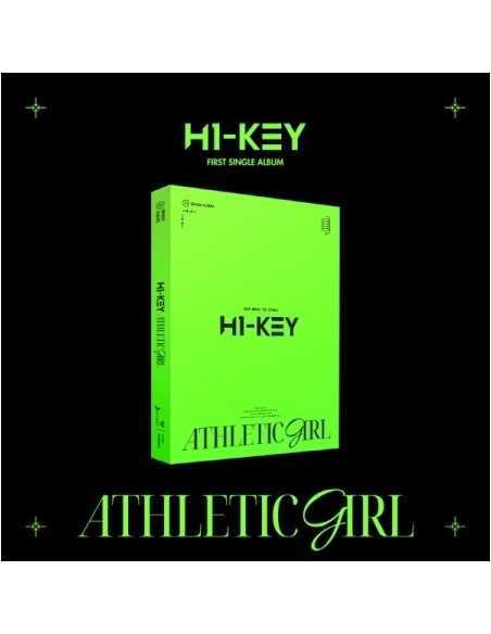 H1-KEY 1st Single Album - Athletic Girl CD + Poster