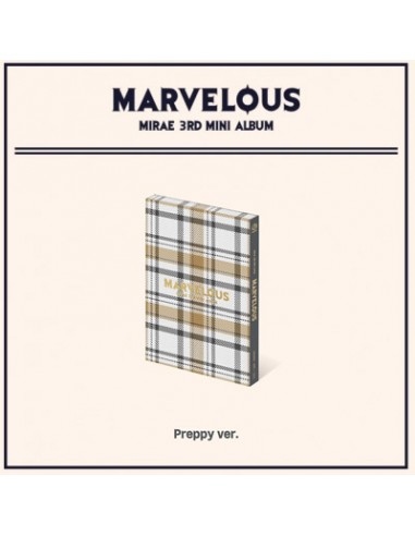 MIRAE 3rd Mini Album - Marvelous (Preppy Ver.) CD + Poster