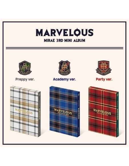 [SET] MIRAE 3rd Mini Album - Marvelous (SET Ver.) 3CD + 3Poster