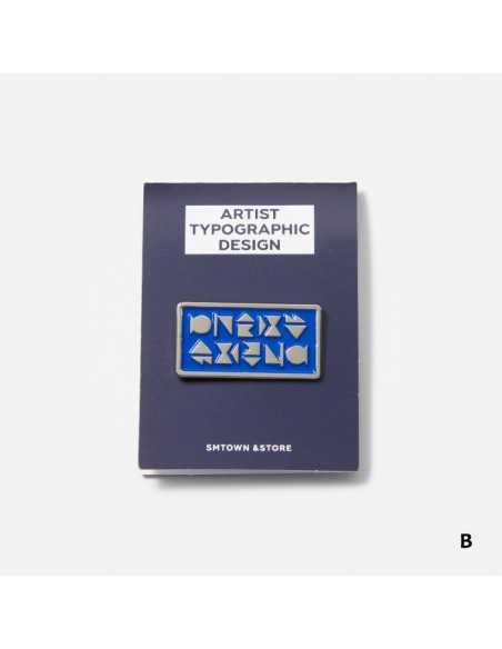 SUPER JUNIOR TYPOGRAPHIC BADGE