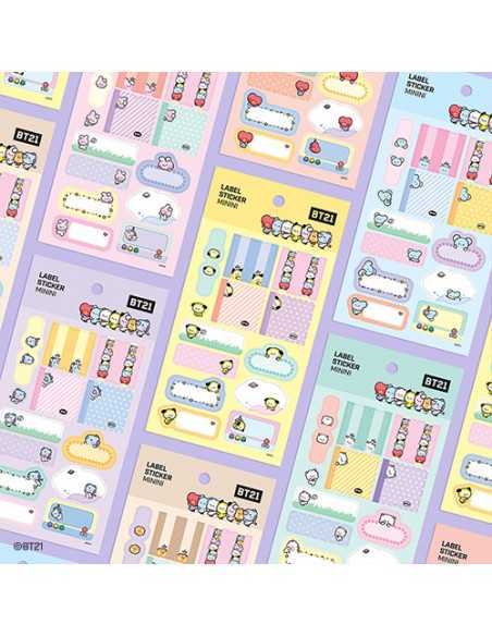[BT21] BT21 X Monopoly Collaboration - Label Sticker [Minini]